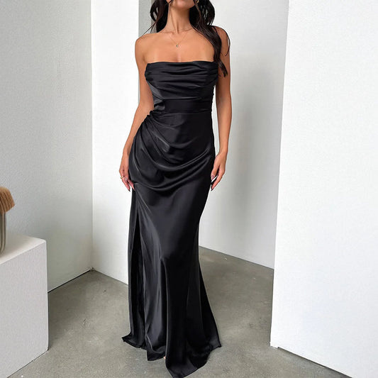 Maxi Corset Dress Arianna Black
